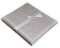Album tradycyjny DBCS10 SILK - 10 kart - Srebrny/szary- kremowe karty