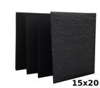 Album harmonijka typu jamnik 15x20/12 - LP-1282 CANVAS - czarny