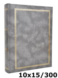 Album na 300 zdjęć do wsuwania w formacie 10x15 cm - 10x15/300 CLASSIC - szary