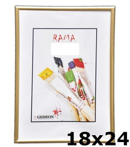 Ramka  15x21cm - Złota