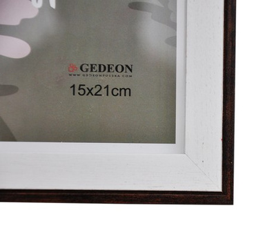 Ramka drewniana format A4 21x29,7 cm- kolor brązowy - KA21