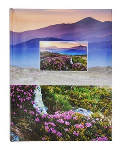 Album 10x15/200 szyty SCENERY - fioletowy - Widoczki