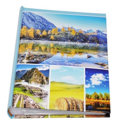 Album na zdjęcia w rozmiarze 10x15 cm - 300 zdjęć do wsuwania - VISTA - wielobarwny - widoki - wakacje