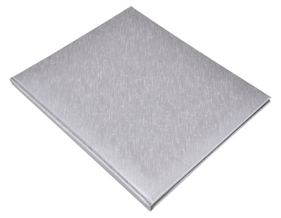 Album tradycyjny na zdjęcia do wklejania - DBCS20 CLEAN SILVER - 20 kart - 40 stron - srebrny - kremowe karty