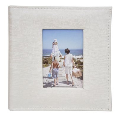 Album na 200 zdjęć do wsuwania w rozmiarze 10x15 cm CENTURY - biały - brokat