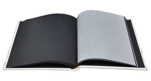 Album na zdjęcia do wklejania tradycyjny DBCS30 CENTURY  - 30 kart - Kawa z mlekiem  - CZARNE KARTY