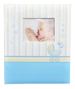 Album tradycyjny DBCS20 - BABY CHART - Niebieski - Niebieskie (turkusowe) Karty