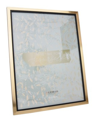 Ramka na zdjęcia w formacie 30x40 cm - kolor złoty - WL30 drewnopodobna - naturalna - okleinowana