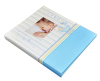Album tradycyjny DBCS20 - BABY CHART - Niebieski - Niebieskie (turkusowe) Karty