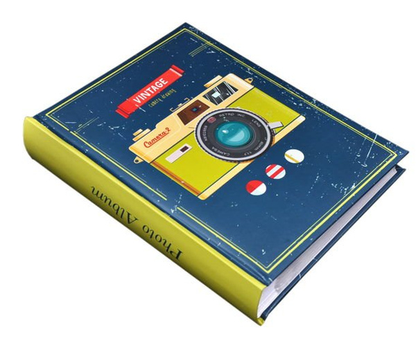 Album 10x15/300 CAMERA - Granatowo-zielony