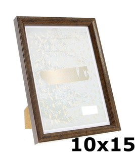 Ramka drewnopodobna - naturalna - format 10x15 cm- kolor brązowy - HA10