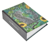 Album na 100 zdjęć do wsuwania w rozmiarze 10x15 cm - 10x15/100 ZOO - Zielony - lampart