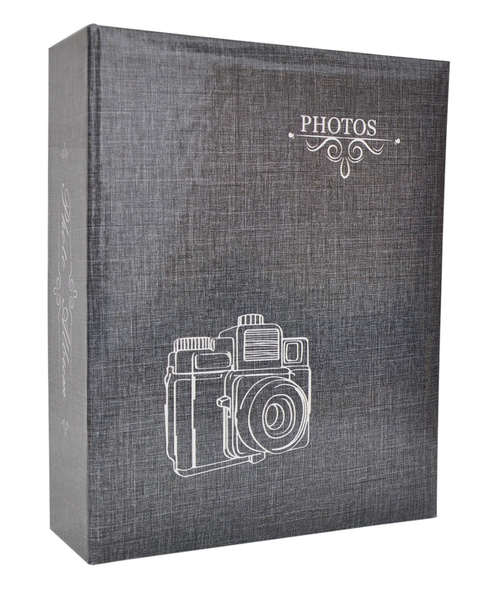 Album na zdjęcia 304 zdjęcia w rozmiarze 10x15 cm  CAMERA - 10x15/304 - klejony - grafitowy - aparat