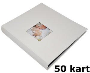 Album Tradycjny 50 kart SWEAR - kremowy - CZARNE KARTY
