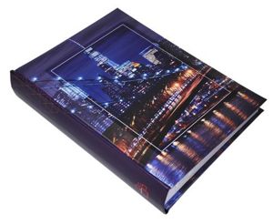 Album 10x15/300 CITY BY NIGHT - Fioletowy - miasto nocą