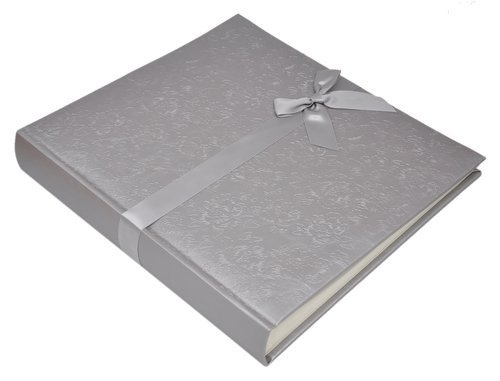 Album Tradycjny 30 kart SILK- Srebrny - kremowe karty