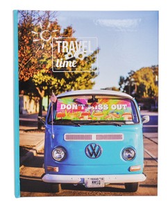Album na zdjęcia w rozmiarze 10x15 cm - 300 zdjęć - TRAVEL TIME - Niebieski - samochód - zdjęcia z podróży