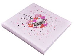 Album tradycyjny FA 952 BABY FLOWER POWER - Różowy