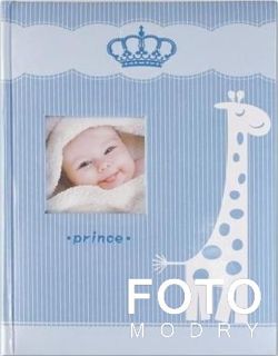 BABY GIRAFFE Album 10x15/200 - Niebieski Żyrafa