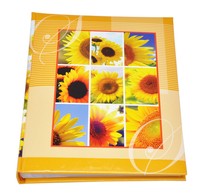 Album na 100 zdjęć do wsuwania w rozmiarze 10x15 cm - 10x15/100 BLOOM - żółty - słoneczniki